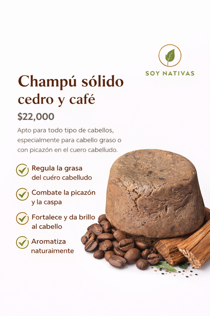 Shampoo Solido de Café - Soy Nativas