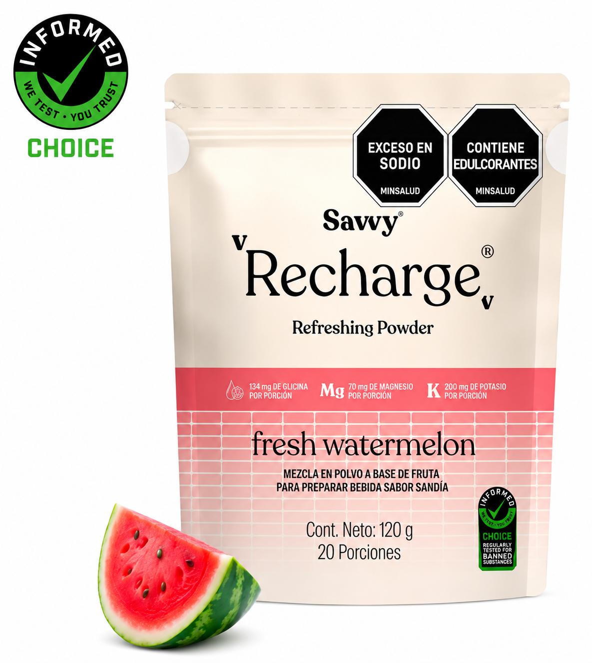 Sales minerales | Recharge - Savvy x120g