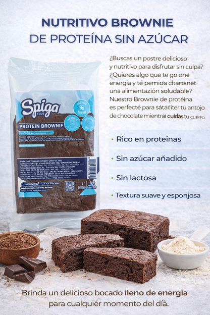 Brownie de Proteína - Spiga