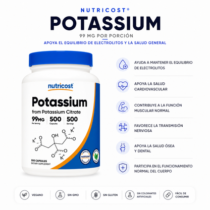 Potassium Citrate - Nutricost