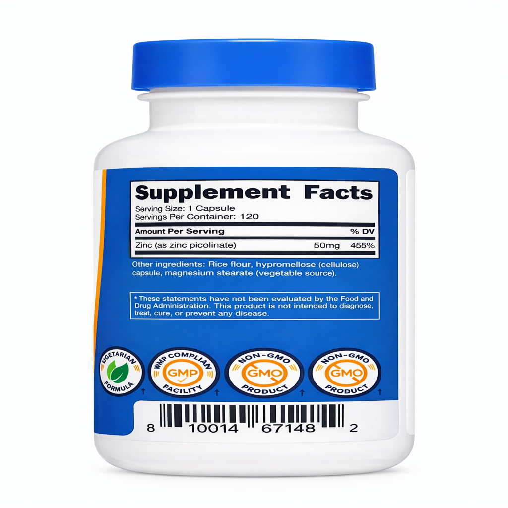 Zinc Picolinato - Nutricost