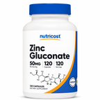 Zinc Gluconate -Nutricost x120caps
