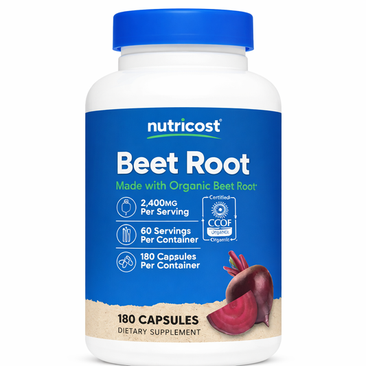Beet Root - Nutricost 180caps