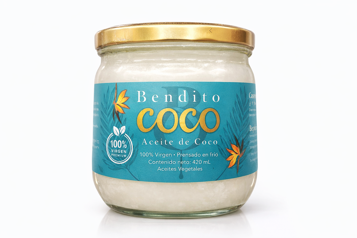 Aceite De Coco Virgen Convencional - Bendito Coco