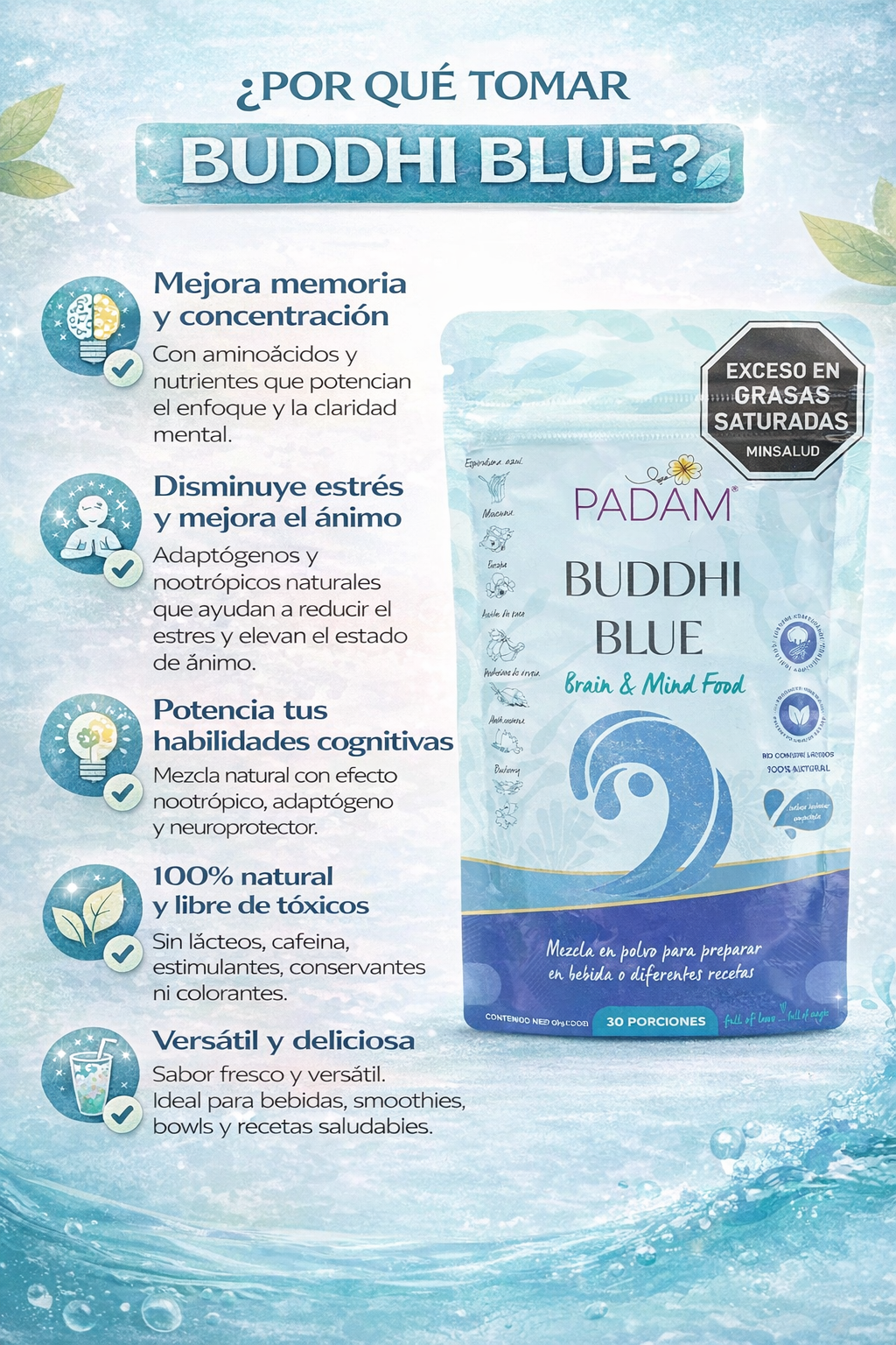 Buddhi Blue - Padam x100g