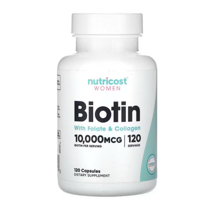 Biotina con Colageno - Nutricost x240caps