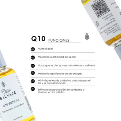 Sérum Facial Q10- Coco Salvaje x30ml