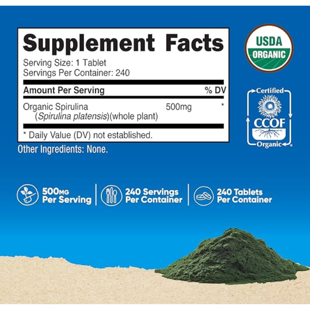 Espirulina - Nutricost x240caps