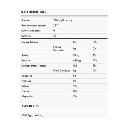 Agua De Coco - A DE COCO x330ml
