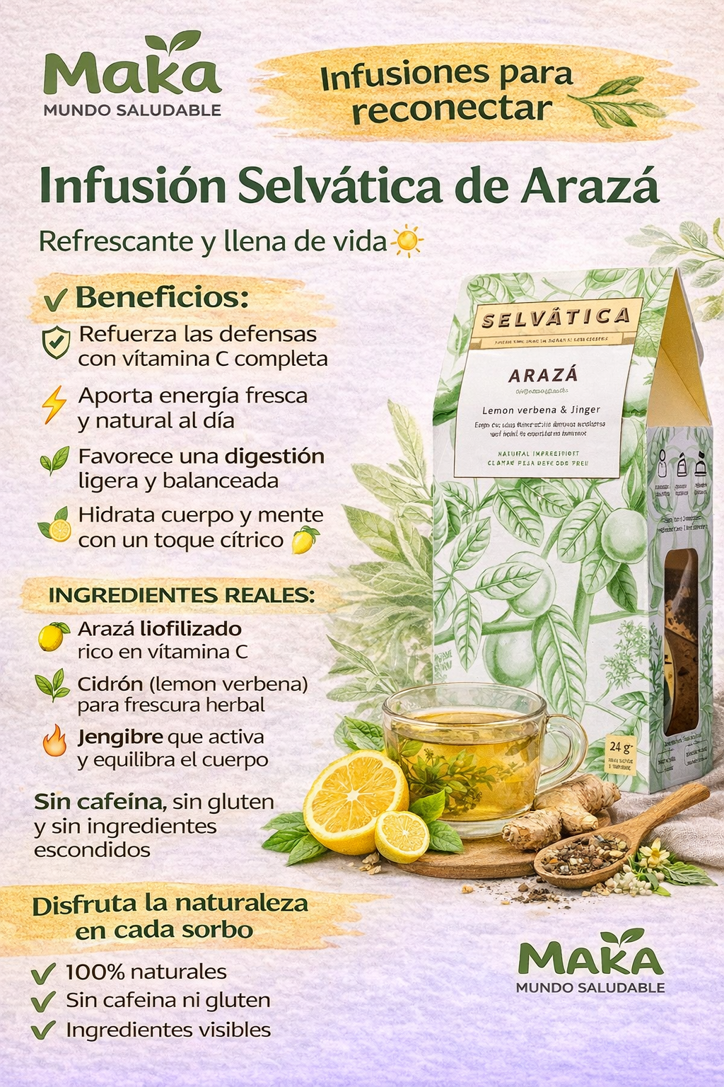 Infusión Arazá - Selvática x12unid