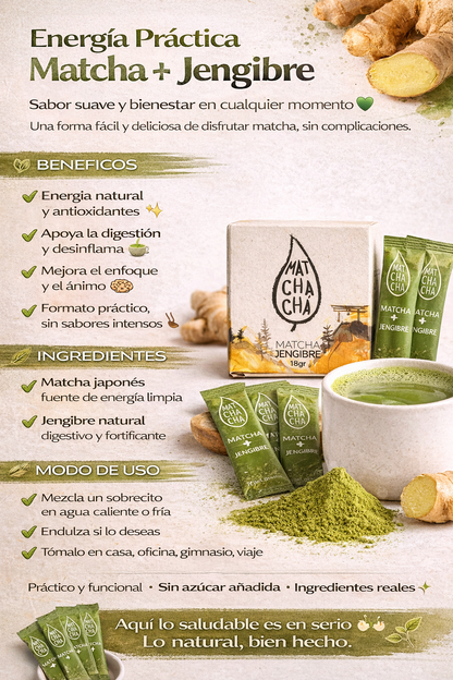 Té Matcha Jengibre - Matchachá x18g