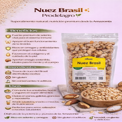 Nuez De Brasil - Prodelagro x500g