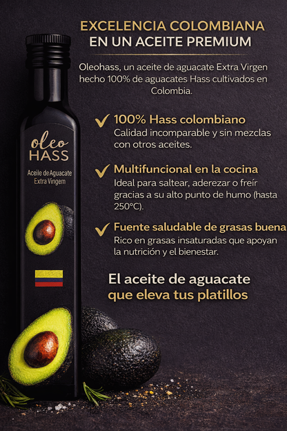 Aceite De Aguacate Virgen - Oleo Hass x250ml