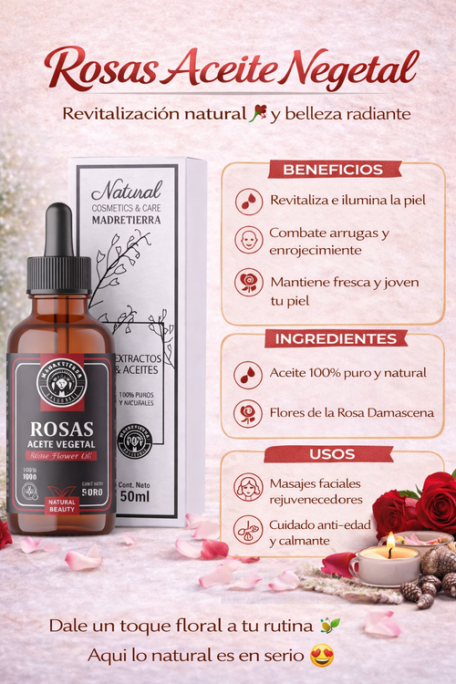 Aceite de Rosas - Madretierra x50ml