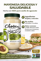 Mayonesa con Aceite de Aguacate - Chosen Foods x710ml