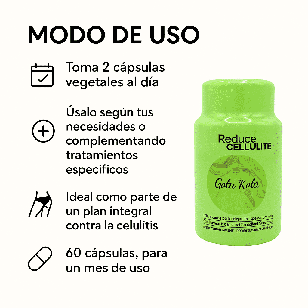 Reduce Celulitis - Gotu Kola x60caps