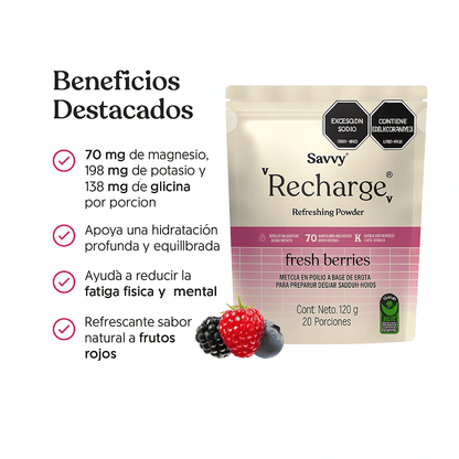 Sales minerales | Recharge® - Savvy x120g