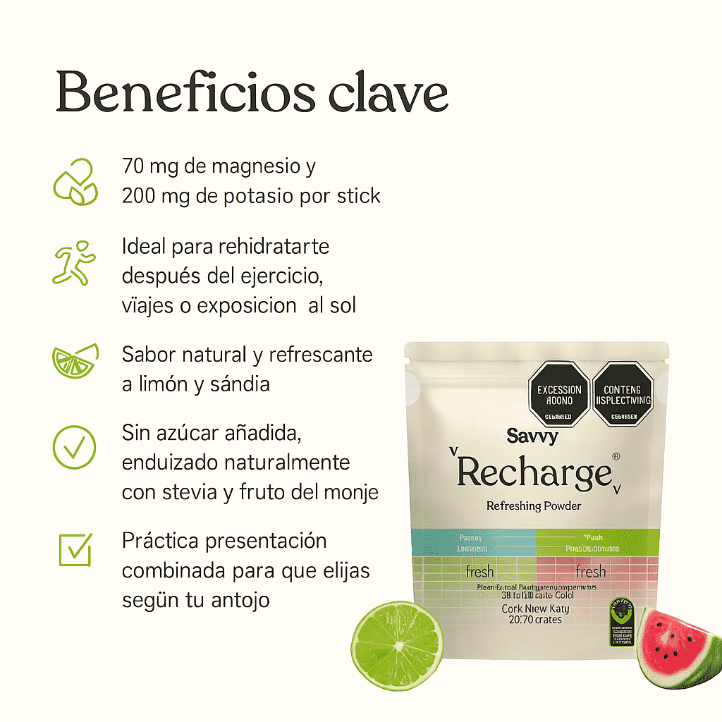 Sales minerales | Recharge® - Savvy x120g