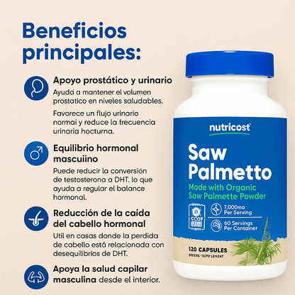 Saw Palmeto - Nutricost x120caps