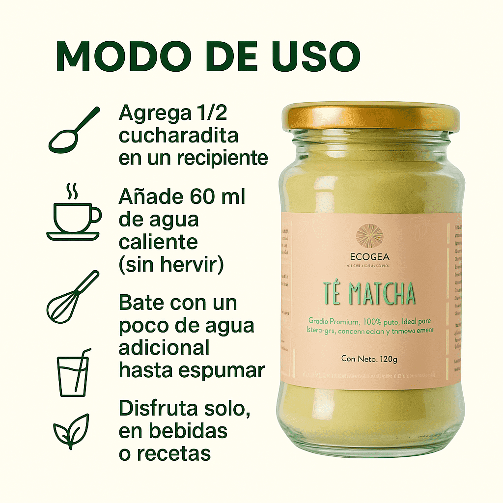Té Matcha - Ecogea