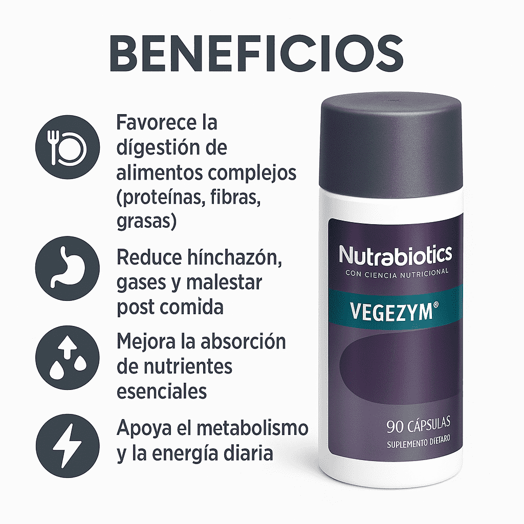Vegezym® - Nutrabiotics x90caps