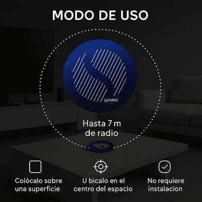 Spiro® Disc - Noxtak Filtro Electromagnetico Multiproposito: Espacios, Electrodomésticos y Agua Estructurada