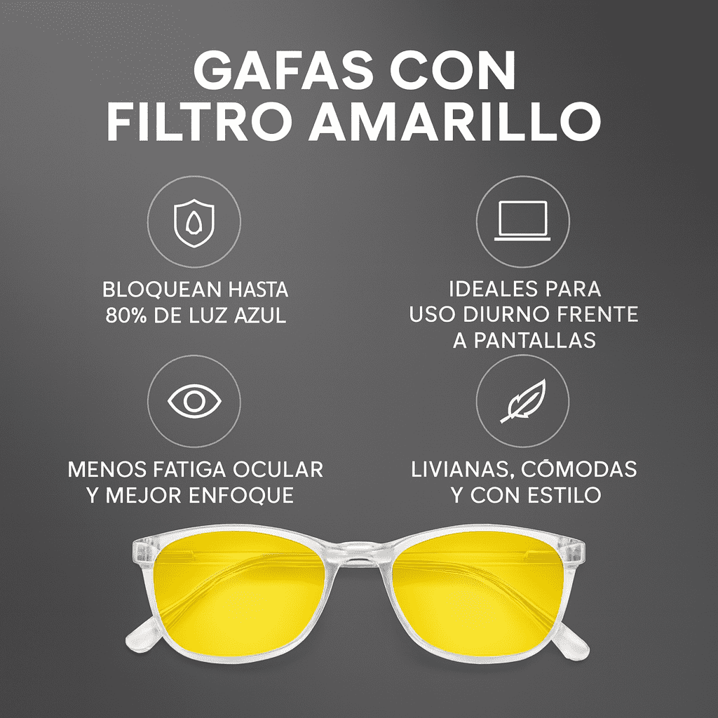 Gafas De Lente Amarillo - Maka