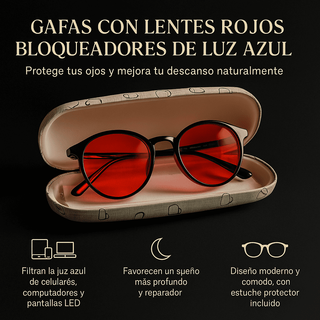 Gafas De Lente Rojo - Maka