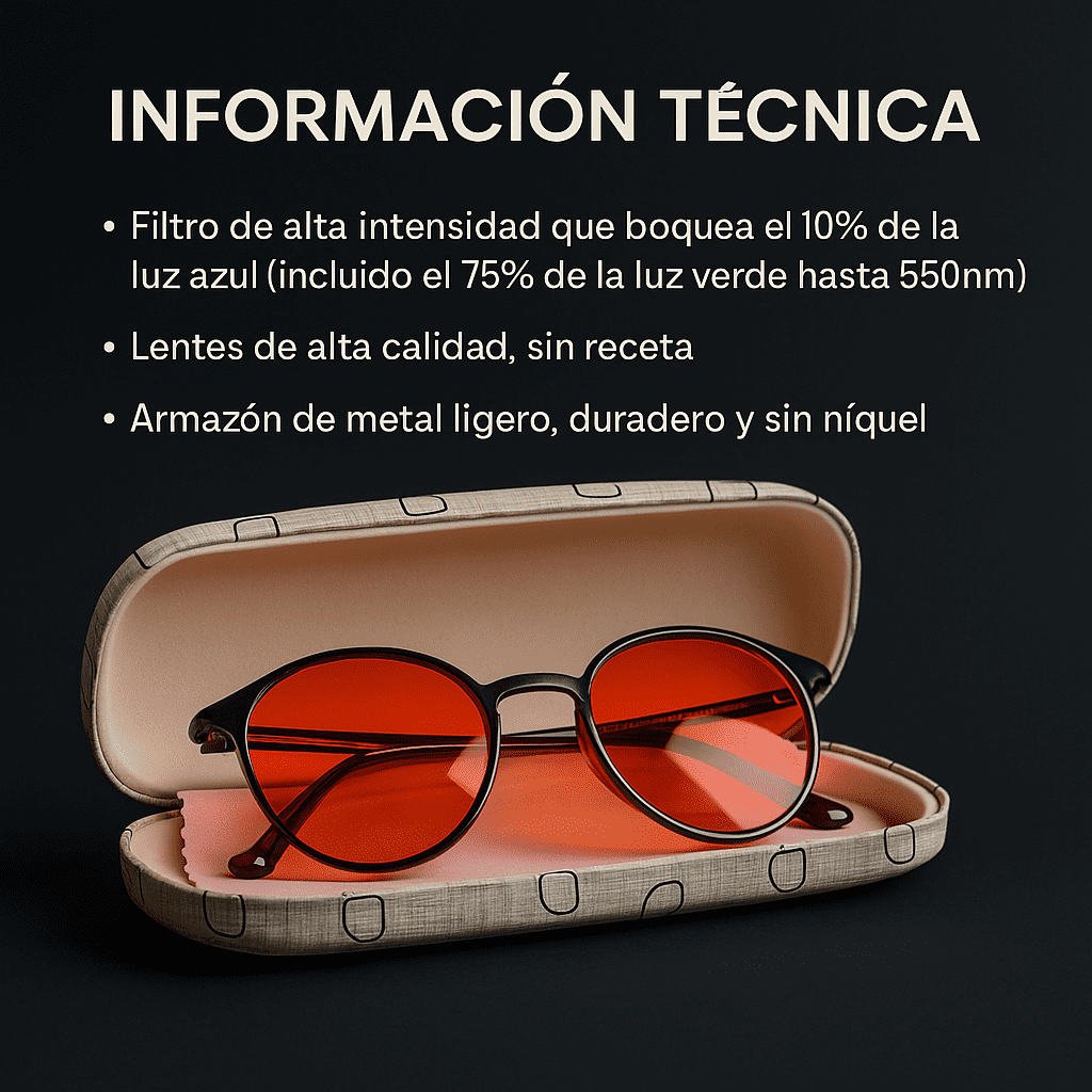 Gafas De Lente Rojo - Maka