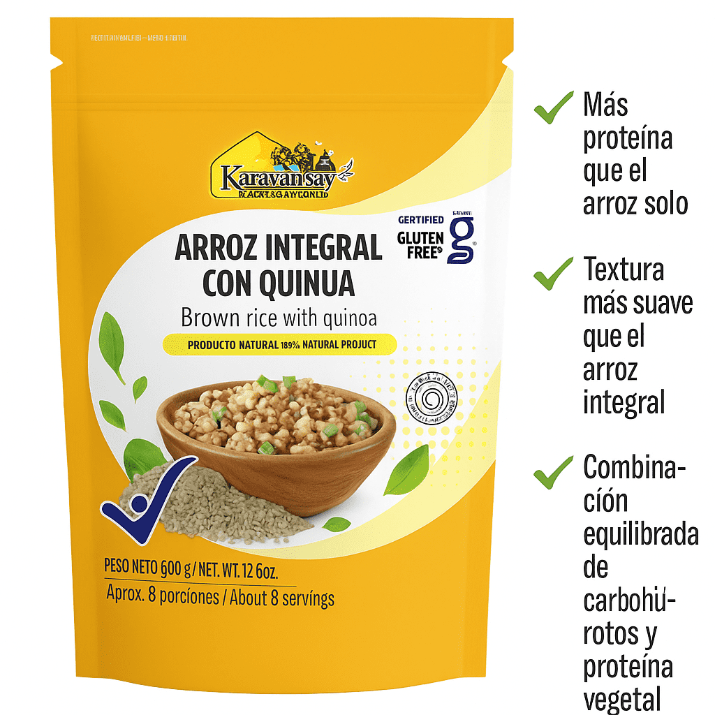 Arroz Integral Con Quinua - Karavansay x500g