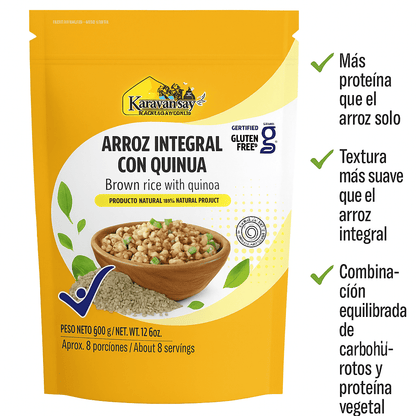 Arroz Integral Con Quinua - Karavansay x500g