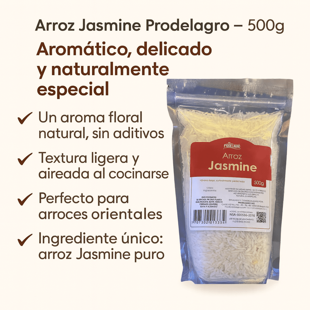 Arroz Jazmine - Prodelagro x500g