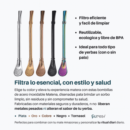 Bombillas Para Mate - Matena xunidad