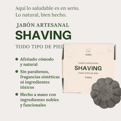 Jabón Shaving Ceniza para Afeitar - Oiris