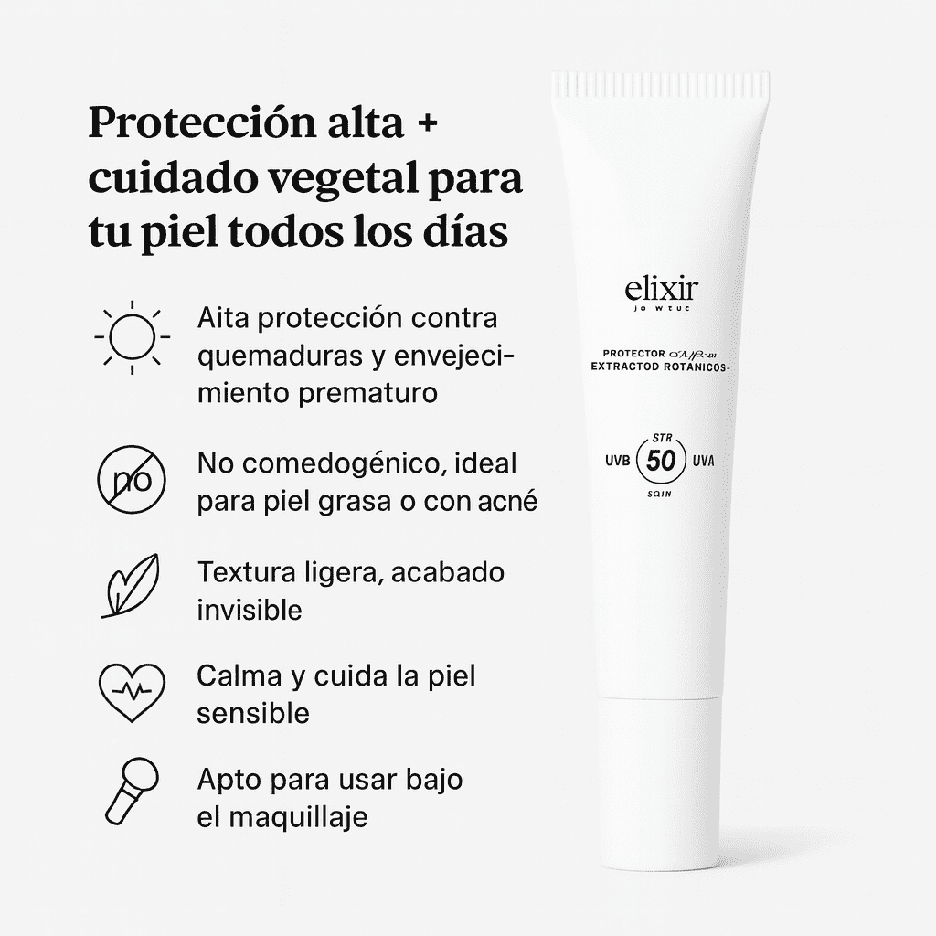 Protector Solar SPF 50 - Elixir x60ml
