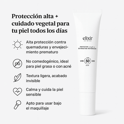 Protector Solar SPF 50 - Elixir x60ml