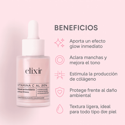 Sérum Antioxidante Vitamina C 20% - Elixir x30ml