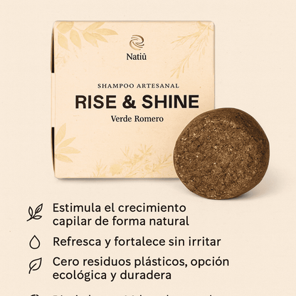 Shampoo Rise & Shine Verde Romero (Anticaspa) - Oiris
