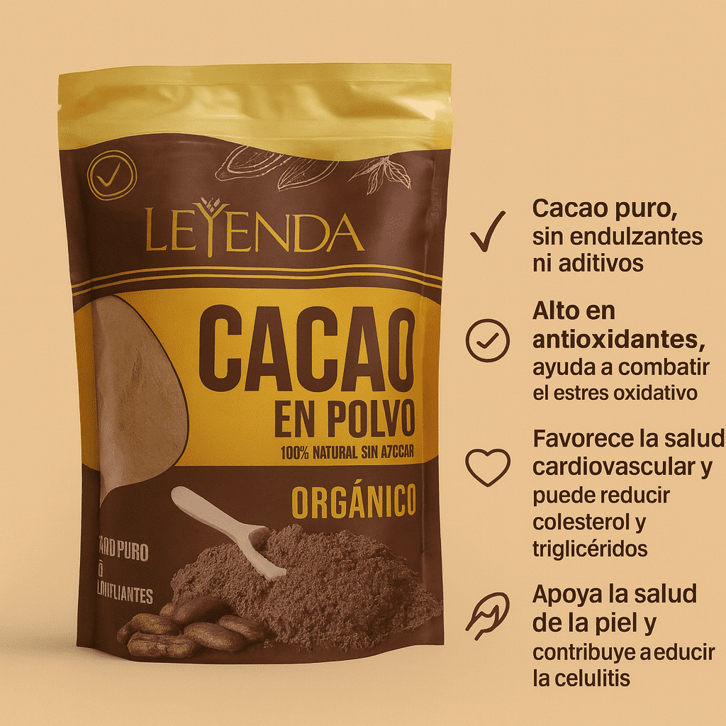 Leyenda Cacao Orgánico en Polvo - Elemental x200gr