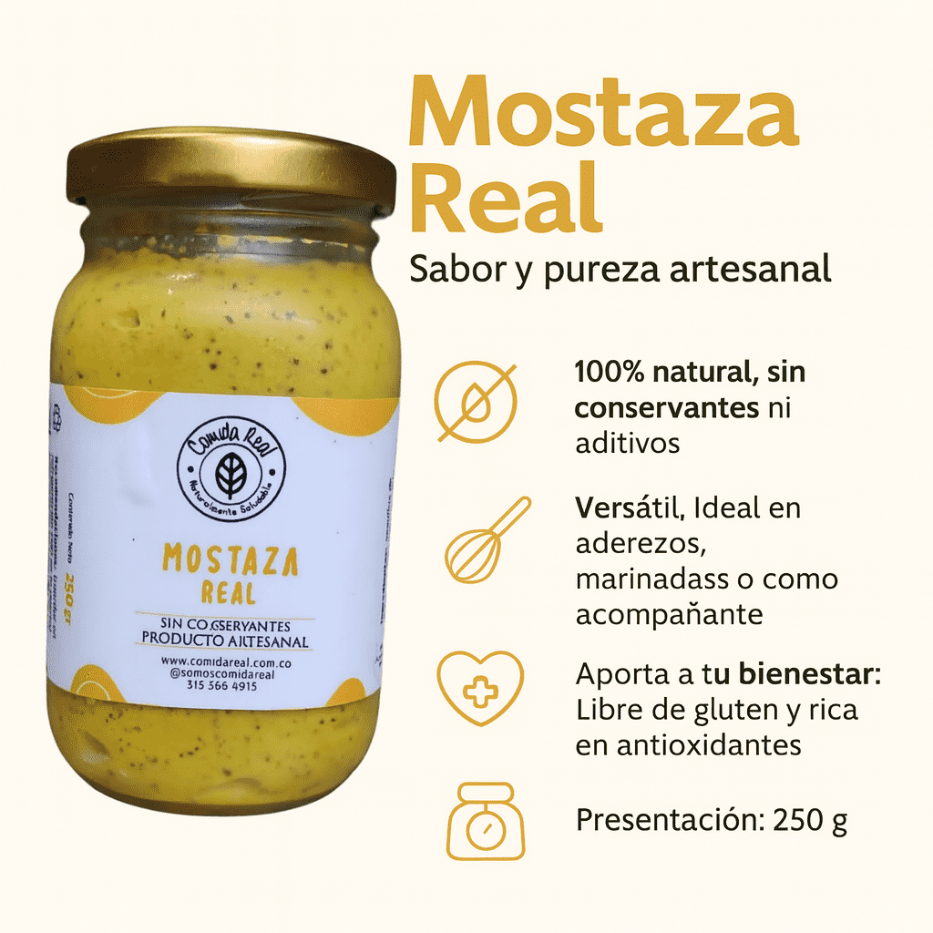Mostaza Real - COMIDA REAL
