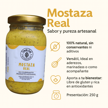 Mostaza Real - COMIDA REAL