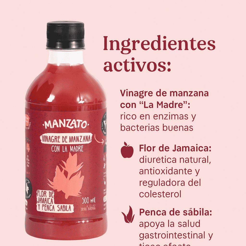 Vinagre de Manzana - Manzato x500ml