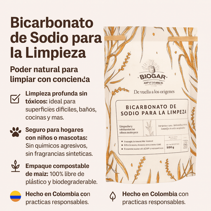 Bicarbonato De Sodio - Biogar x500gr