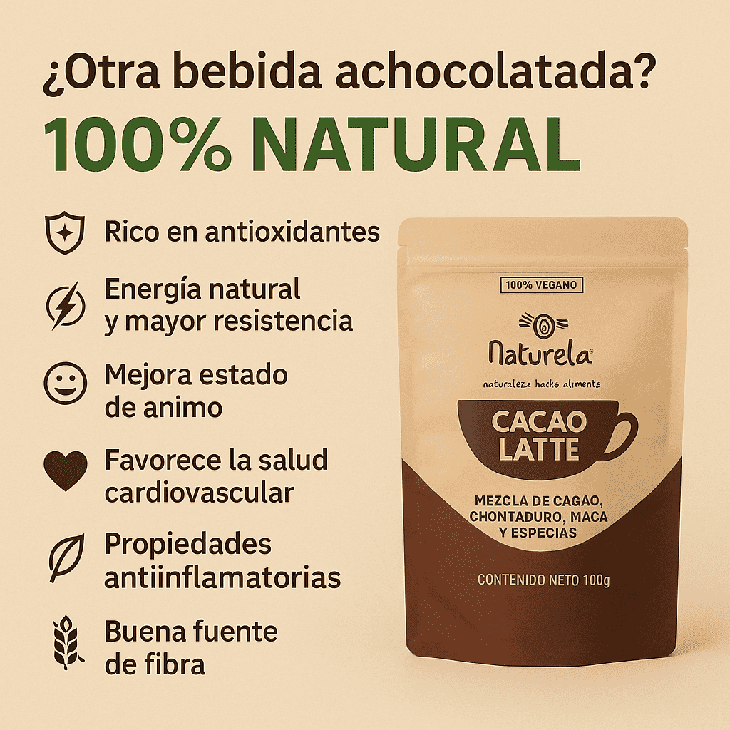 Cacao Latte con Maca - Naturela x100g
