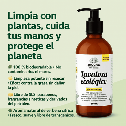 Lavaloza Verbena Cítrica Ecológico - Biogar x500ml