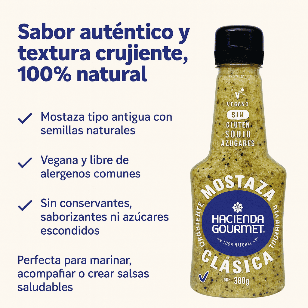 Mostaza Clásica - Hacienda Gourmet x380gr
