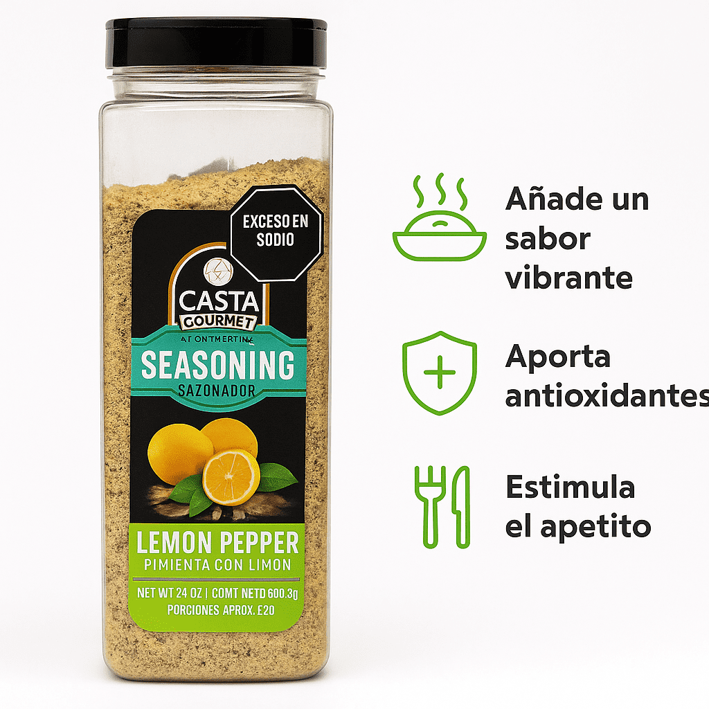 Pimienta con limon 680gr - Casta Gourmet