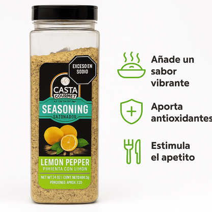 Pimienta con limon 680gr - Casta Gourmet