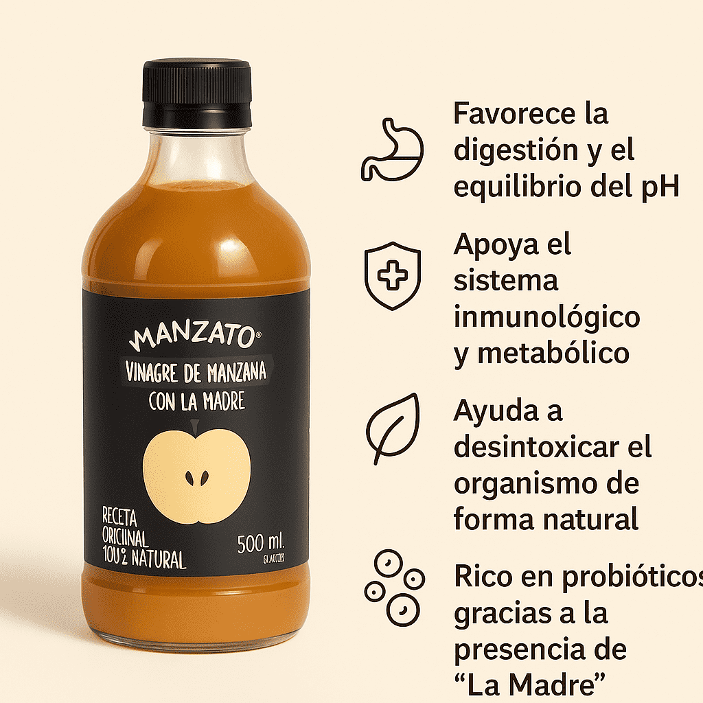 Vinagre de Manzana - Manzato x500ml