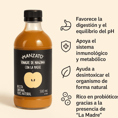 Vinagre de Manzana - Manzato x500ml